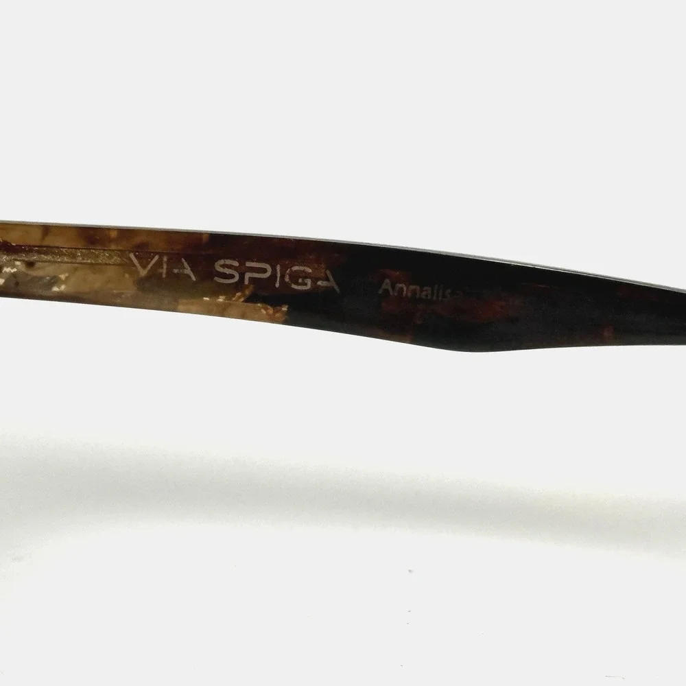 Via Spiga Annalisa 500 Zyloware Eyeglasses Frame Only‎ 52-15-140 Black Full Rim